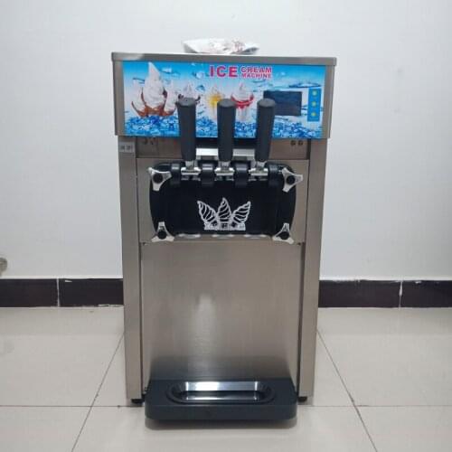 Commercial Soft Ice Cream Machine Fully Automatic Ice Cream Makers Stainless Steel Yogurt Ice Cream Machine