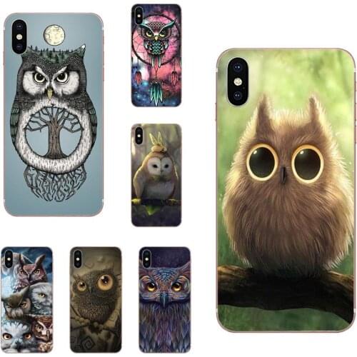 For HTC U11 Life Capa U11 Plus U 11 U12 Life Soft Cell Phone Case Cover Cartoon Owl On Sale Cool