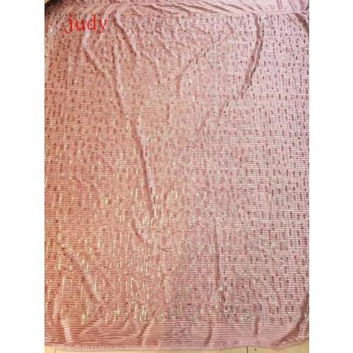 OS24# Mixed color striped flannelette autumn and winter fabrics for wedding dress evening Free shipping