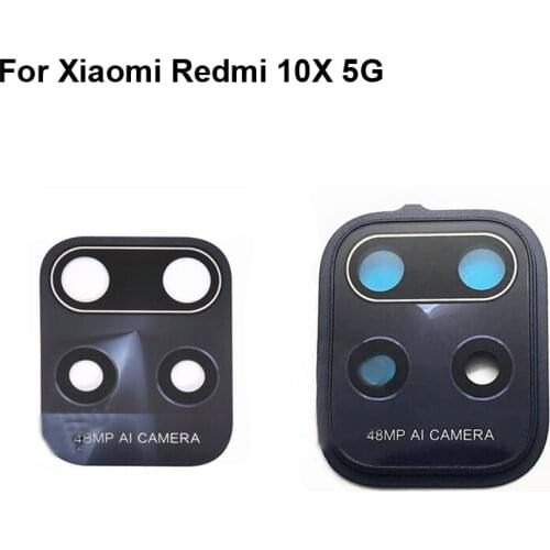 Tested Good For Xiaomi Redmi 10X 5G Rear Back Camera Glass Lens +Camera Cover Circle Housing For Xiao mi Redmi 10 X 5G