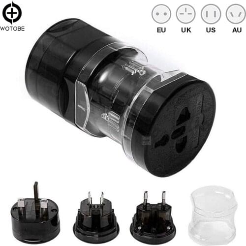 WOTOBE 224 countries compatible World conversion universal plug 100V-250V 13A 1500W Kit EU/UK/AU/US Plug Specification Plug
