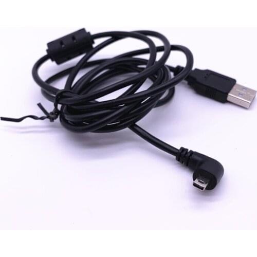 USB Male Plug To Wire 8 Pin Left Angled 90 Degree Plug Camera Data Cable for Fuji FinePix AX650/AX660 F20/F30/F31FD/F40FD/F460