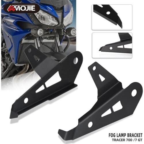 Motorcycle Fog Lights Auxiliary Bracket Driving Lamp Spotlight Bracket Holder Spot Light For YAMAHA TRACER 700 2021 TRACER 7 GT