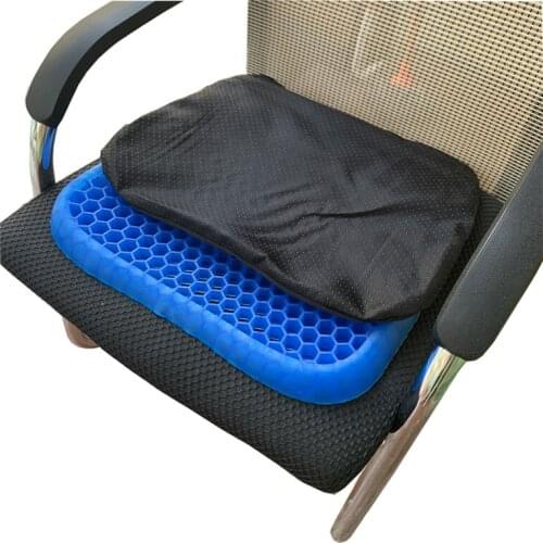 Egg cushion Silicone Gel Seat Cushion Living Room Bedroom Honeycomb Design Chair Cushion Family Protection Cushion dropshipping