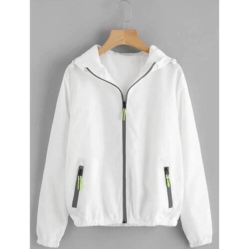 Women Sport Coat Winter Waterproof Jacket Women Casual Fashion Hooded Zipper Rain Jacket Women Softshell Waterproof Jacket #A