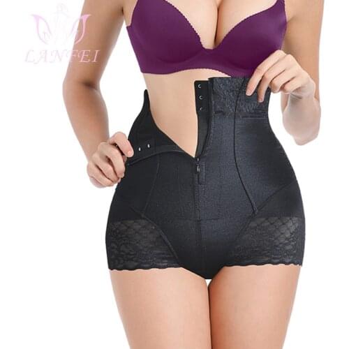 LANFEI Women Tummy Control Panties Shapewear Bodysuit Butt Lifter Shorts High Waist Trainer Body Shaper Underwear Slim Panties