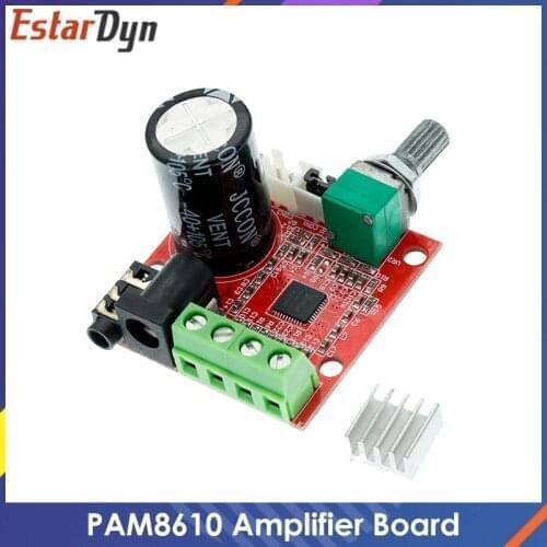 D83 12V Mini Hi-Fi PAM8610 Audio Stereo Amplifier Board 2X10W Dual Channel D Class Lowest Price