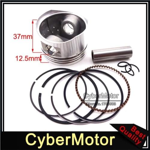 52mm Piston 13mm Pin Ring Kit For Chinese Lifan 110cc Engine Pit Dirt Trail Motor Bike ATV Quad 4 Wheeler Motorcycle