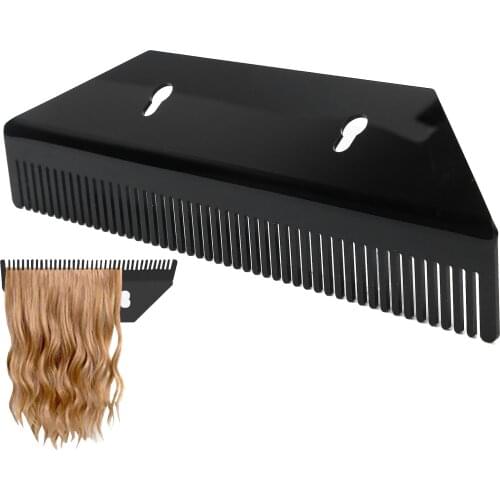 Acrylic Salon Hair Extensions Hair Strands Holder Plate Hanger for Hair Styling Hair Extensions Holder Rack 2 Colors