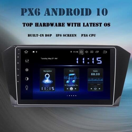 10.2" Android 10.0 Car Radio for VW Passat 2016 Multimedia Player DSP HD Screen 4GB+64GB GPS Navigation TDA7850 MP3 MAX10