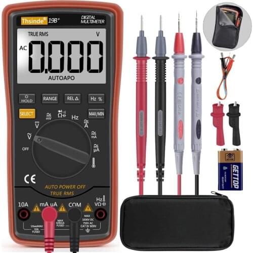 Autoranging Multimeter Test for Temperature AC/DC Voltage, Current, Resistance, Capacitance, Frequency,Diodes Transistors