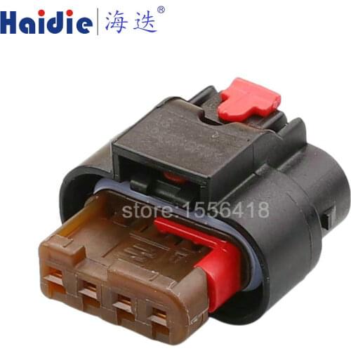 Free shipping 1set 4pin Auto Sensor Connector Plug Oxygen Sensor Connector 1-1456426-6