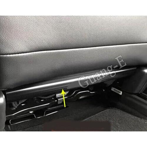 Car Cover Stainless Steel Seat Adjustment Knob Button Switch Trim Kick Pad 2pcs For Honda Civic 10th Sedan 2019 2020 2021