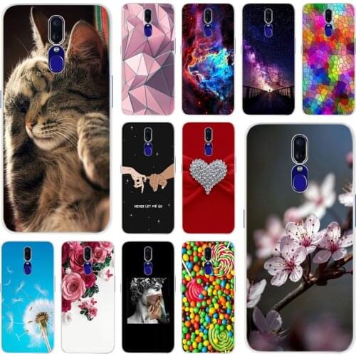 For OPPO F11 Pro Case F11Pro Cover Soft Silicone Cute Flower Phone Fundas Back Cover For Oppo F 11 F11 Pro CPH1969 CPH2209 Coque