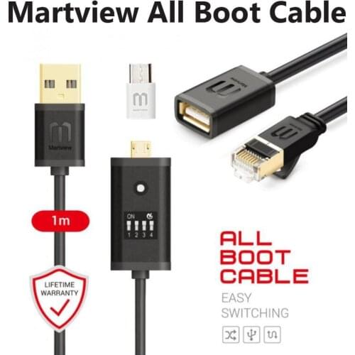 UMF All Boot Cable (EASY SWITCHING) + FREE Micro USB to Type-C Adapter