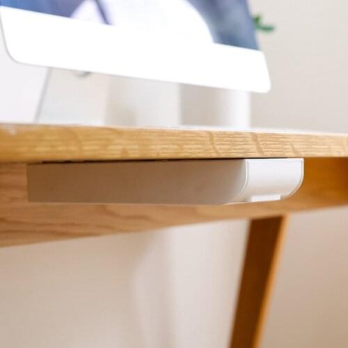 Creative Desk Drawer Under Desk Storage Organizer with Sliding Drawer Multi Function Paste Stationary Container Pen Organizer