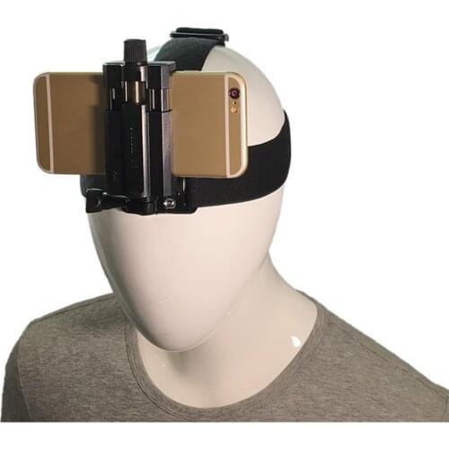 Mobile Phone Head Mount Harness Strap Holder Adjustable Universal Head Body Harness Phone Clip Holder for Cellphones