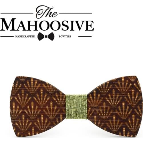 Mahoosive Bow Ties For Men Bowtie Tuxedo Classic Solid Color Wedding Party Red Black White Butterfly Brand