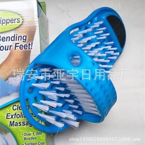 Wash Foot Slipper Slippers Bathroom Slippers Bathroom Foot Massage Slippers Foot Suction Cup Slippers