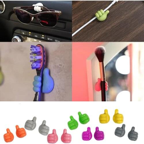 Thumb Kitchen Wall Door Hook Self Adhesive wall hook Bathroom towl toothbrush holder Hanger Multi stand Storage Hanging Hooks