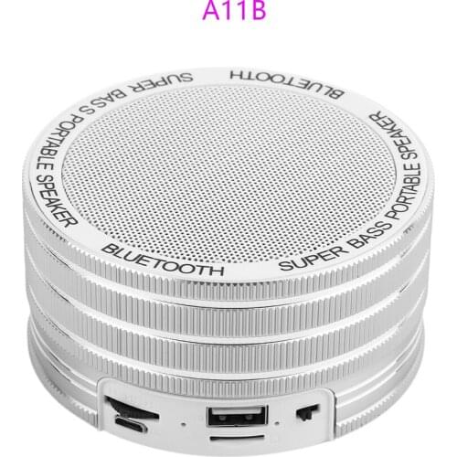 Metal Shell Portable Bluetooth Small Speaker Bass Small Cannon Bluetooth Speaker Support TF Card