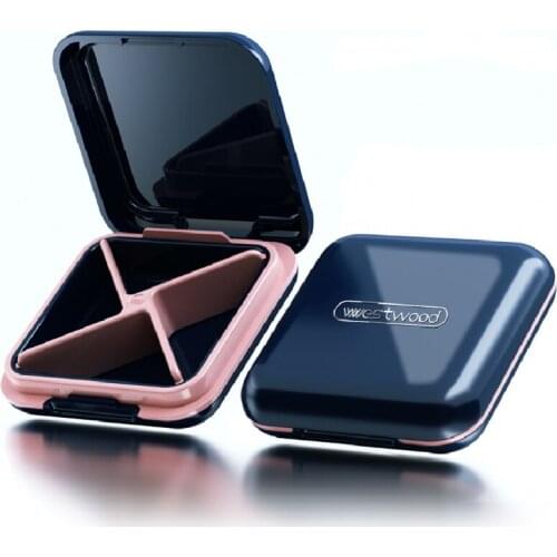 Portable Pill Case 4 Gird Medicine Pill Box Organizer Storage Holder Waterproof Pill Organizer Container