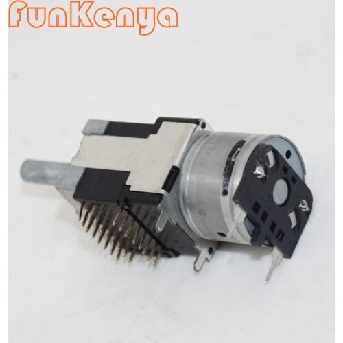 Original Japan ALPS 100KB*6 Audio Amplifier Amp Volume Rotary Motor Potentiometer Handle 25mm