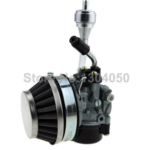Racing Carb Carburetor 60mm Air Filter CNC Fuel Filters For 49cc 50cc 60 66 80cc 2 Stroke Motorized Bike Bicycle