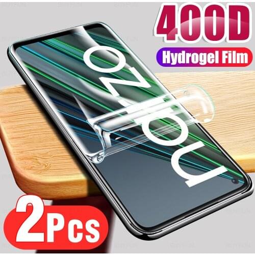 9D Protective Film 2pcs For Realme Narzo 30 5G Screen Protector For oppo realme 8 pro 7 pro realmi 8 7 5g Hydrogel Soft Film