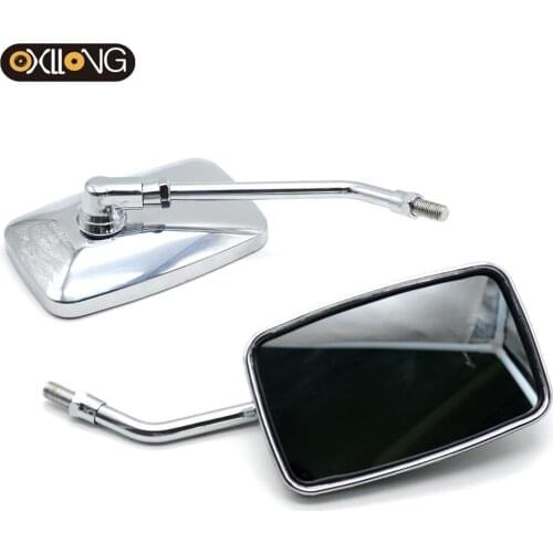 Universial 8mm 10mm Motorcycle Rearview Mirrors Motorbike Black Side Mirrors for Honda Suzuki Yamaha Kawasaki Scooter Ducati bmw