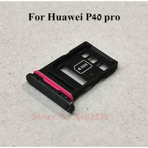 10pcs/Lot Original SIM Tray sim holder For Huawei P40 pro SD/SIM Reader Replacement parts