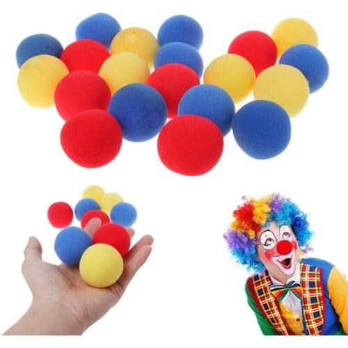 20PCS 4.5cmFinger Magic Tricks Props Sponge Balls Street Classical Stage Tricks