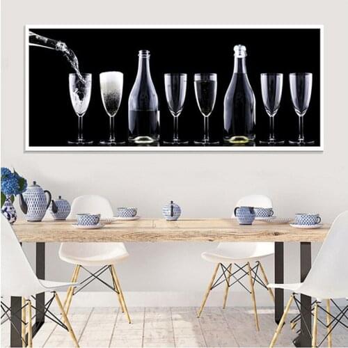 5D Diamond Embroidery Red Wine Diy Diamond Painting Cross Stitch Kits Mosaic Rhinestone Paintings by number Dining RoomZP-2252