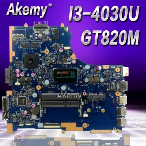 Akemy Hot selling For Asus PU451LD PU451 PU451L Laptop Motherboard i3 CPU 1G video memory PU451LD motherboard REV2.0 100% tested