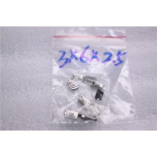 Free Shipping 10pcs 3x6x2.5mm SMD Tactile Push Button