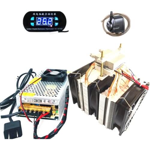 Household DIY Semiconductor Cooling Piece Kit 15 Liters Fish Tank Chiller Computer Water Cooling Radiator Refrigeration