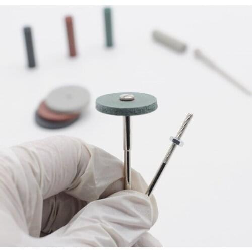 Lab Item Silicone Rubber Polishing Grinding Wheels Burs /Shank Mandrel 2.35 For Dental Clinic Equipment