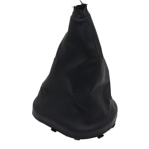 Car Leather GEAR Shift Knob shift knobs Boot FOR VW Touran Caddy MK2 2003-2010 2004-2009