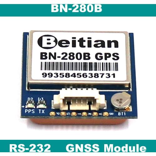 BEITIAN RS-232 GPS GLONASS GNSS module 4M FLASH 1PPS 9600bps NMEA-0183 BN-280B