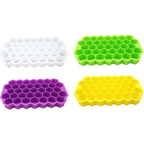 Easy Release Ice Cube Trays Food Grade Ice Maker Mold Box for Whiskey Wine
