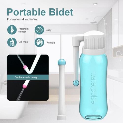 500ml Portable Bidet Hand Held Travel Toilet Anal Cleaning Water Spray For Outdoor Travel Anal Cleaning Factory Direct Sales
