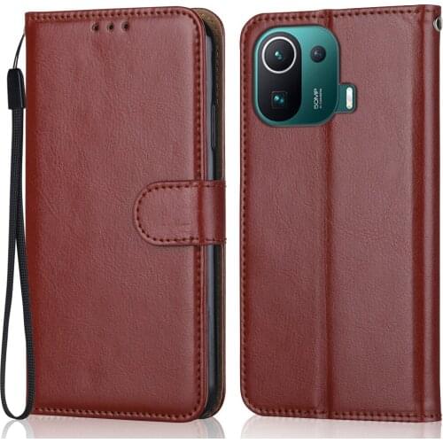 Luxury Pu Leather Case on For Xiaomi Mi 11 Pro Case mi11 Pro wallet Case For on Xiaomi Mi 11 Pro Cover Funda Phone Bag