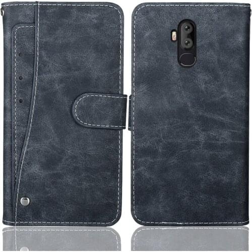 Luxury Wallet Vernee X2 Case Vintage Flip Leather Cases With Front Card Slots 100% Special Business Protective Cover