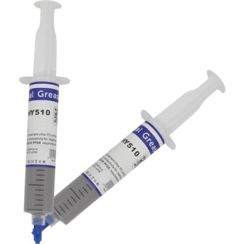 1.93W/m-k HY510 10g/20g Silicone Thermal Paste Heat Transfer Grease Heat Sink CPU GPU Chipset Notebook Computer Cooling Syringe