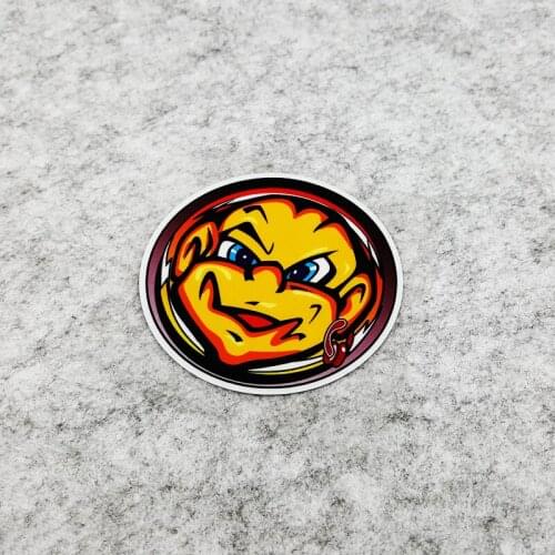 NO.S113 Motorbike Racing the Doctor Cartoon Rossi Motorcycle Helmet Reflective Safety Stickers Scooter Decals