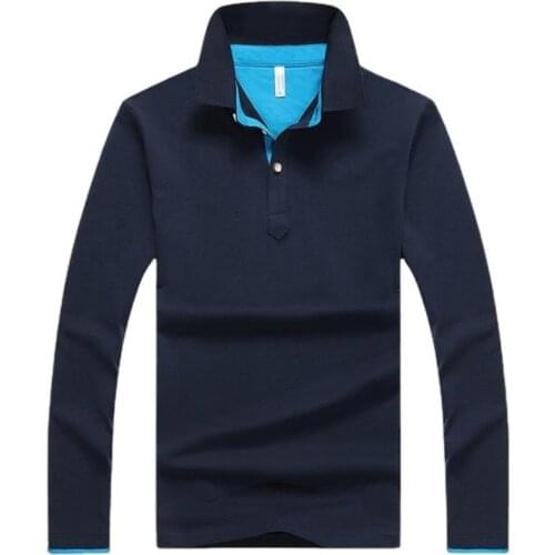 TIEMIANNIU Long Sleeve Polos For Men