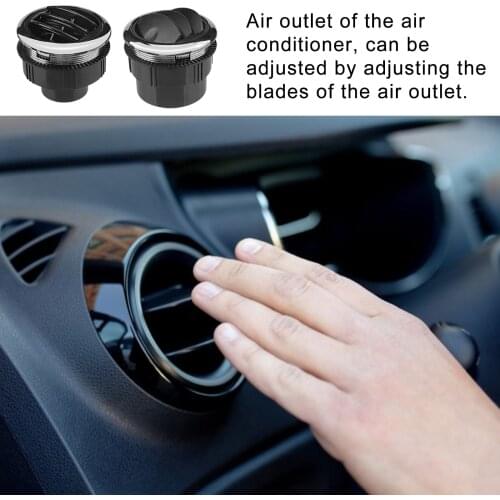 75mm 46mm Air Vent Universal Air Conditioning Outlet with Chrome for RV Bus Air Conditioner Vent Replacement Car Accessories New