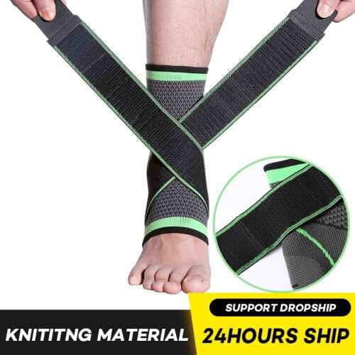 High Elasticity Nylon Mens Ankle Support Brace Basketball Volleyball Fitness tobillera esguince Heel Protector Gym Ankle Brace