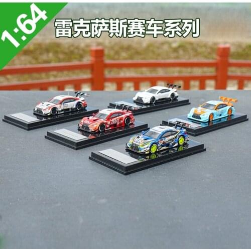 High Meticulous 1:64 lexus RCF SUPER GT500 Alloy Model Car Static Metal Model Vehicles For Collectibles Gift
