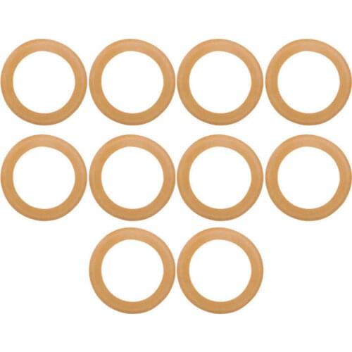 10PCs Rubber Piston Ring Insulated Pump Accessories O-rings Washer for 550W/1100W/1500W Oil-Free Silent Air Compressor